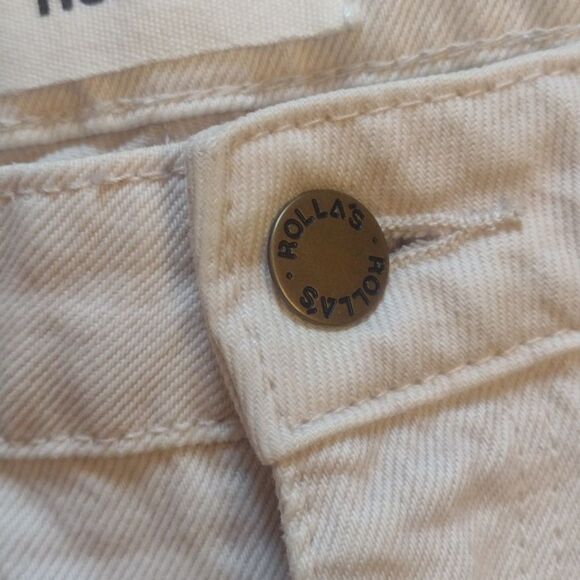 Rolla's High Rise Straight Jeans in Vintage White size 31 - Picture 5 of 12